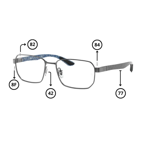 Peças de reposição Ray-Ban 8419 Originais