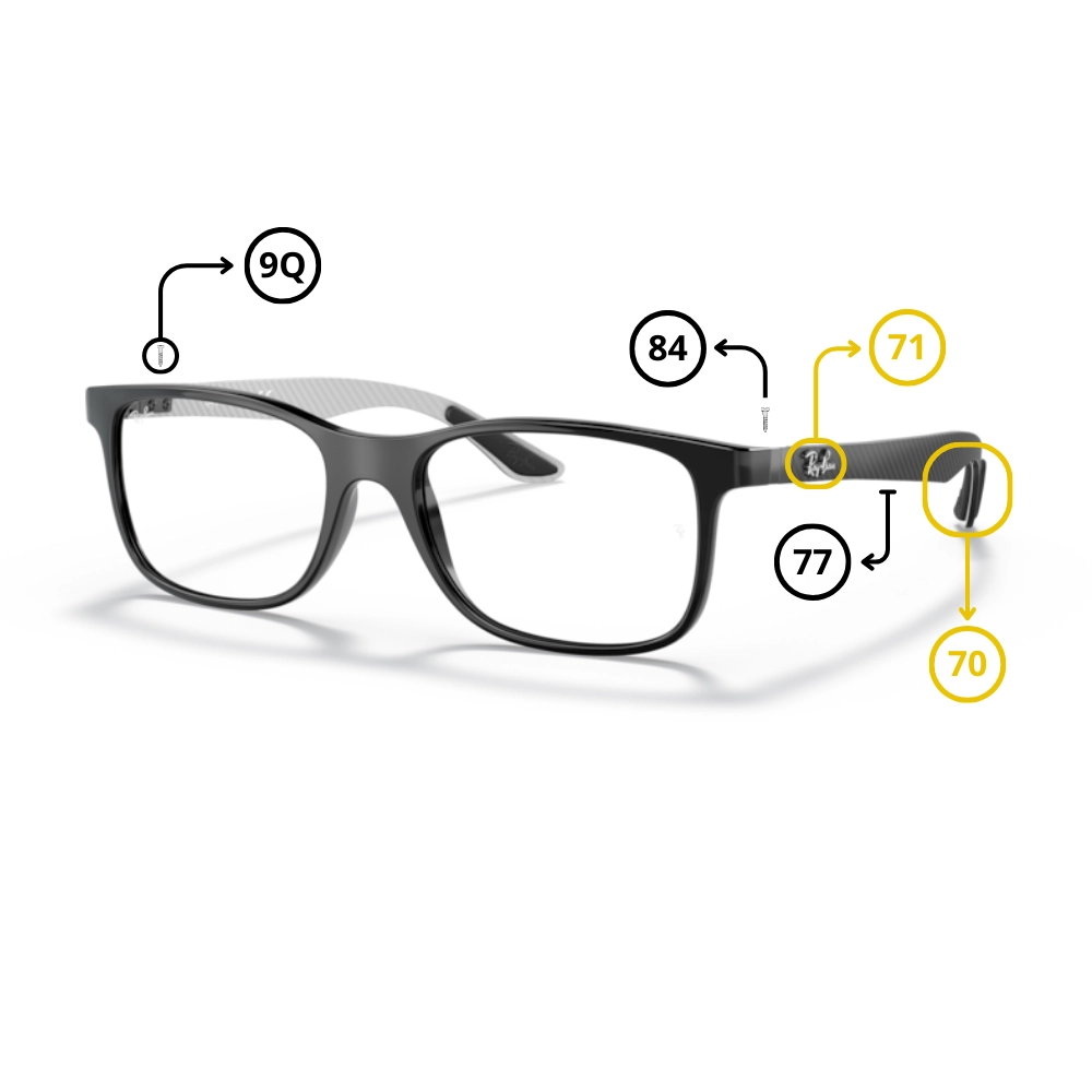 Peças de reposição Ray-Ban 8903 Originais