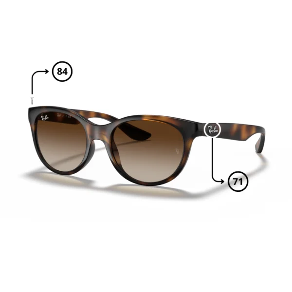 Peças de reposição Ray-Ban Junior 9068S Originais