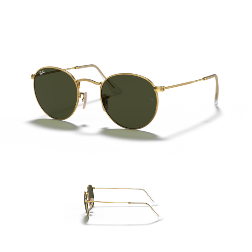 Hastes Ray-Ban 3447 Round Metal Originais