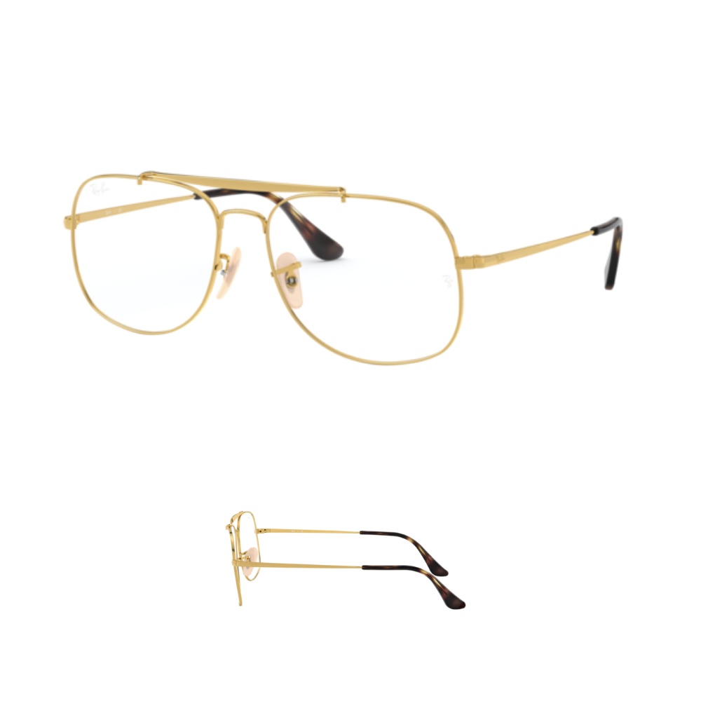Hastes Ray-Ban 6389 visão Originais