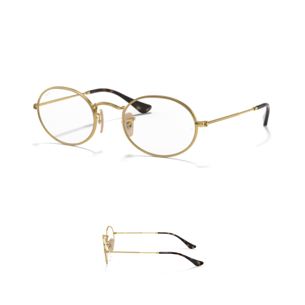 Hastes Ray-Ban 3547V visão Originais