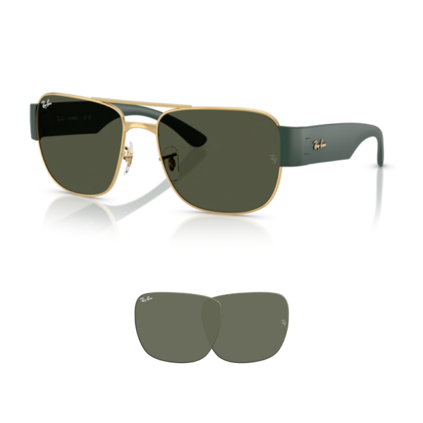 Lentes de reposição originais Ray-Ban RB3756