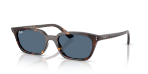 Lentes originais Ray-Ban RB4456 Zaya, cor 80 · Azul · plástico
