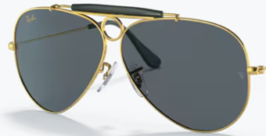 Lentes originais Ray-Ban RB3138 Shooter, cor R5 · Cinzento