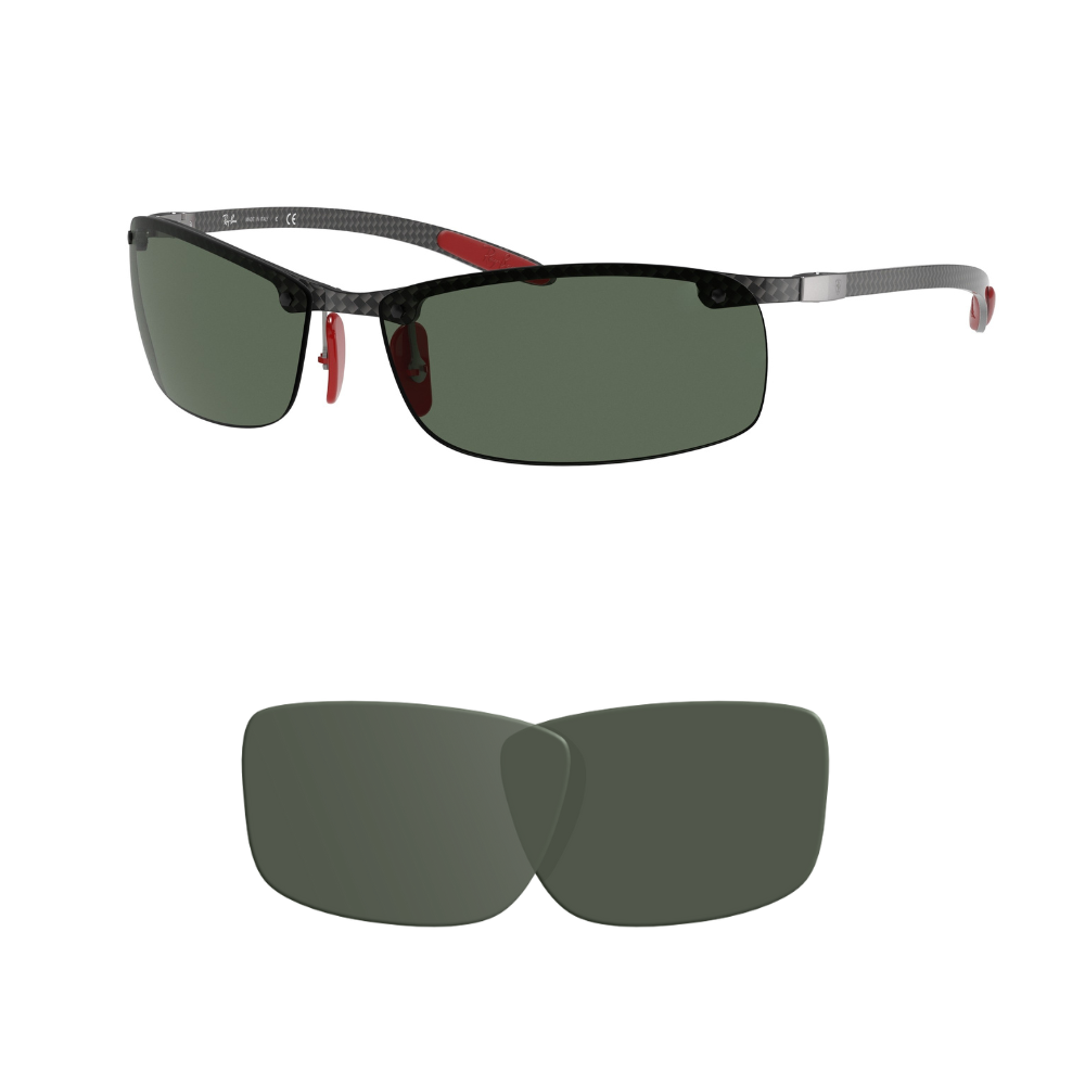 Lentes de reposição Compatíveis Ray-Ban 8305M Ferrari