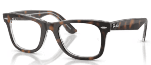 Ray-Ban RX4340V WAYFARER EASE, cor 8401 · Havana escuro sobre multicolour