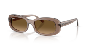 Ray-Ban 2221, cor 6827M2 · Transparente bege