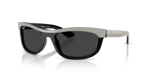 Ray-Ban 2489 BALORAMA, cor 144248 · Cinzento sobre preto