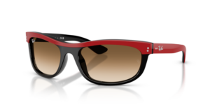 Ray-Ban 2489 BALORAMA, cor 955/51 · Vermelho sobre preto