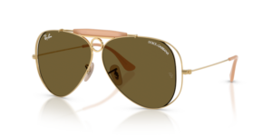 Ray-Ban 3138M, cor 001/73 · Arista dourado