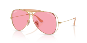 Ray-Ban 3138M, cor 001/84 · Arista dourado