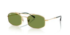Ray-Ban 3719, cor 001/4E · Arista dourado