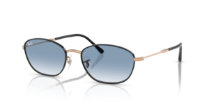 Ray-Ban 3749, cor 92723F · Preto sobre rosa dourado