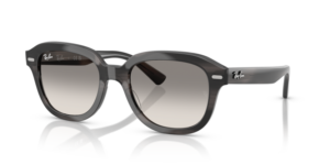 Ray-Ban 4398 ERIK, cor 140432 · Listrado cinzento