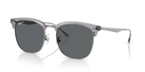 Ray-Ban 4418D, cor 679281 · Transparente cinzento sobre gunmetal