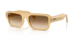 Ray-Ban 4454 FLACKO, cor 680651 · Transparente bege