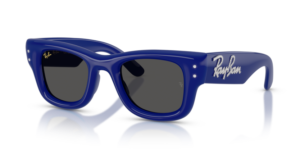 Ray-Ban 4940B - WAYFARER PUFFER, cor 686087 · Azul & strass