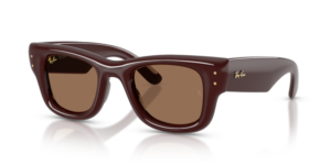 Ray-Ban 4940 - WAYFARER PUFFER, cor 687773 · Castanho escuro