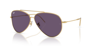 Ray-Ban R0101S AVIATOR REVERSE, cor 001/1A · Arista dourado