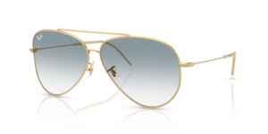 Ray-Ban R0101S AVIATOR REVERSE, cor 001/79 · Arista dourado