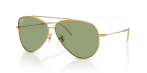 Ray-Ban R0101S AVIATOR REVERSE, cor 001/82 · Arista dourado