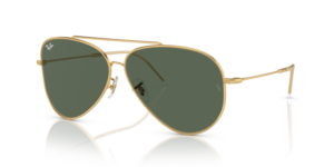 Ray-Ban R0101S AVIATOR REVERSE, cor 001/VR · Arista dourado