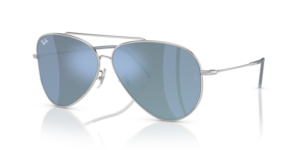 Ray-Ban R0101S AVIATOR REVERSE, cor 003/GA · Prateado