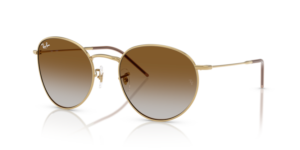 Ray-Ban R0103S ROUND REVERSE, cor 001/CB · Arista dourado