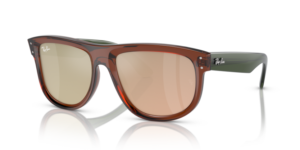 Ray-Ban R0501S BOYFRIEND REVERSE, cor 67102O · Transparente castanho claro