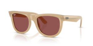 Ray-Ban R0502S WAYFARER REVERSE, cor 678069 · Opal bege & honey