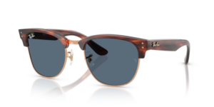 Ray-Ban R0504S CLUBMASTER REVERSE, cor 13983A · Listrado havana sobre rosa dourado