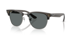Ray-Ban R0504S CLUBMASTER REVERSE, cor 670781 · Transparente cinzento escuro sobre gunmetal