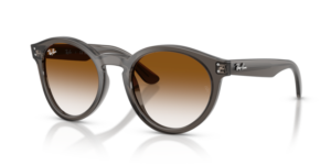Ray-Ban 0505S, cor 6707CB · Transparente cinzento escuro
