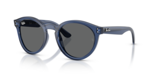 Ray-Ban 0505S, cor 6708GR · Transparente navy azul