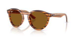 Ray-Ban 0505S, cor 679183 · Listrado havana