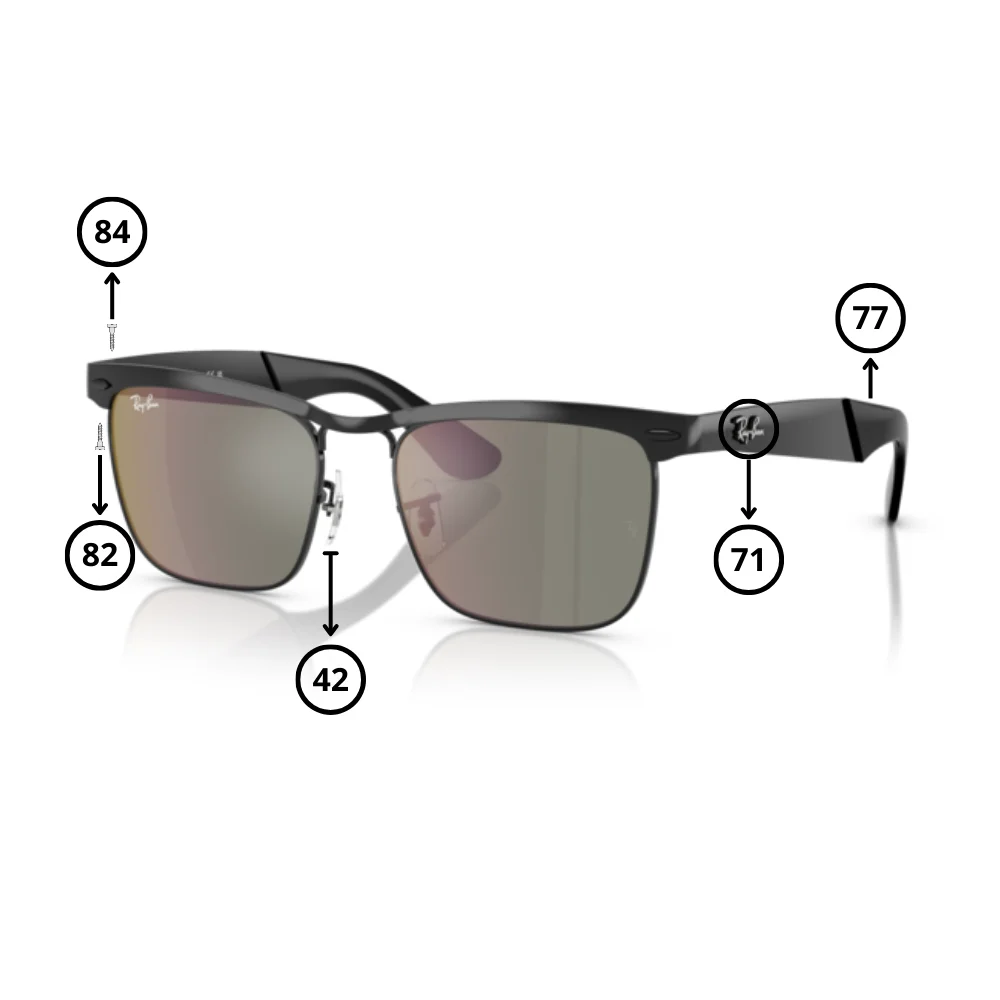 Peças de reposição RB3875 WAYFARER DELUXE Originais