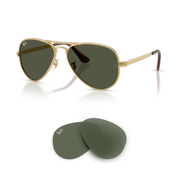 Lentes de reposição Ray-Ban 3925 AVIATOR MAX Originais