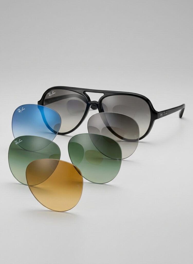 Lentes originais Ray-Ban 4125 CATS 5000 | Reposição oficial