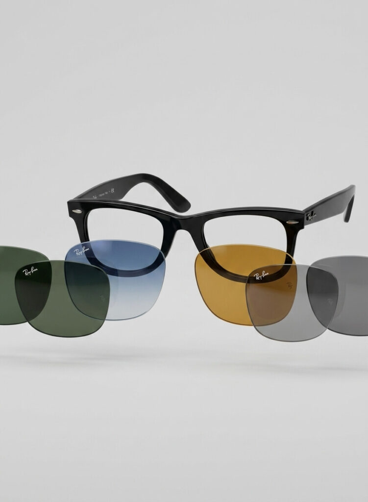 Lentes originais Ray-Ban 4340 Wayfarer | Reposição oficial