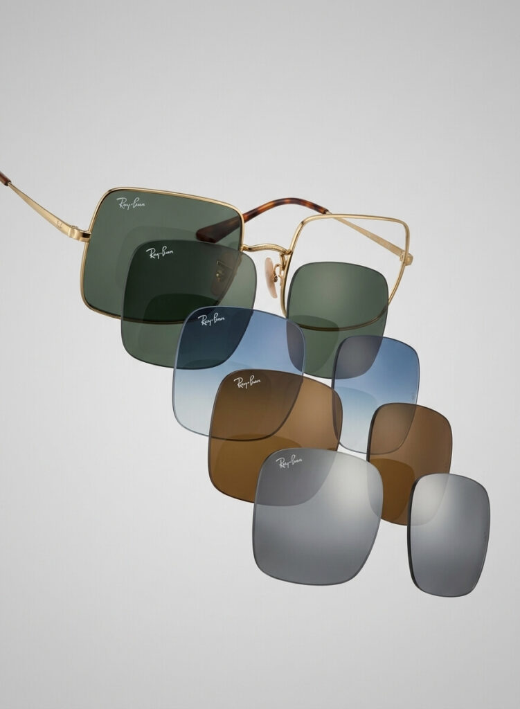 Lentes Ray-Ban 1971: Reposição Original para Óculos Quadrados