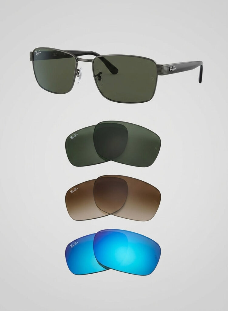 Lentes originais Ray-Ban RB3750 | Peça oficial de reposição