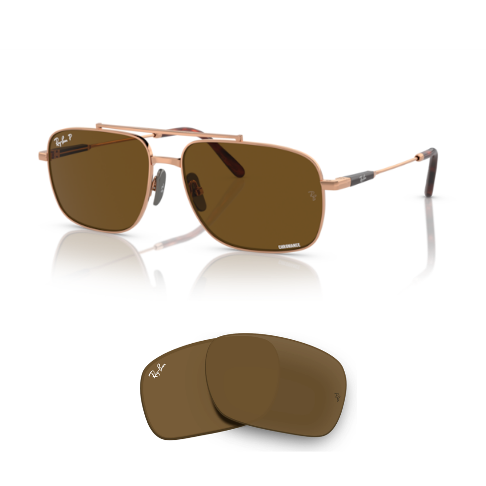 Lentes de reposição Ray-Ban 8096 MICHAEL TITANIUM Originais