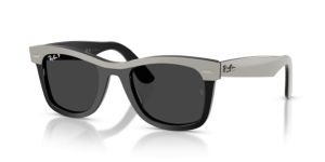 Lentes originais Ray-Ban RB2240 Wayfarer, cor 48 · Polarizado preto