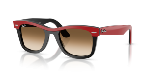 Lentes originais Ray-Ban RB2240 Wayfarer, cor 51 · Transparente gradien castanho