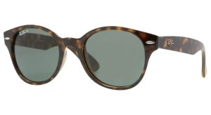 Lentes de reposição Ray-Ban 4141 Originais, cor 58 · Verde polarizado · plástico