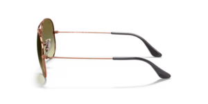 Hastes originais Ray-Ban RB3025 Aviator, cor 9002 · Medium bronze